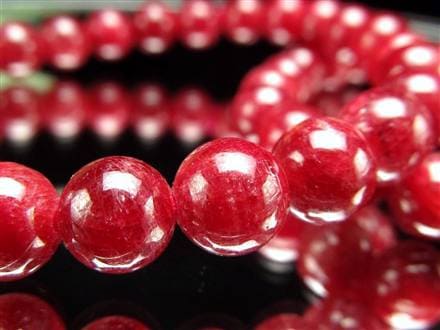 ルビー 紅玉 ブレスレット コランダム 7月の誕生石