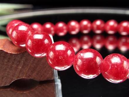 ルビー 紅玉 ブレスレット コランダム 7月の誕生石