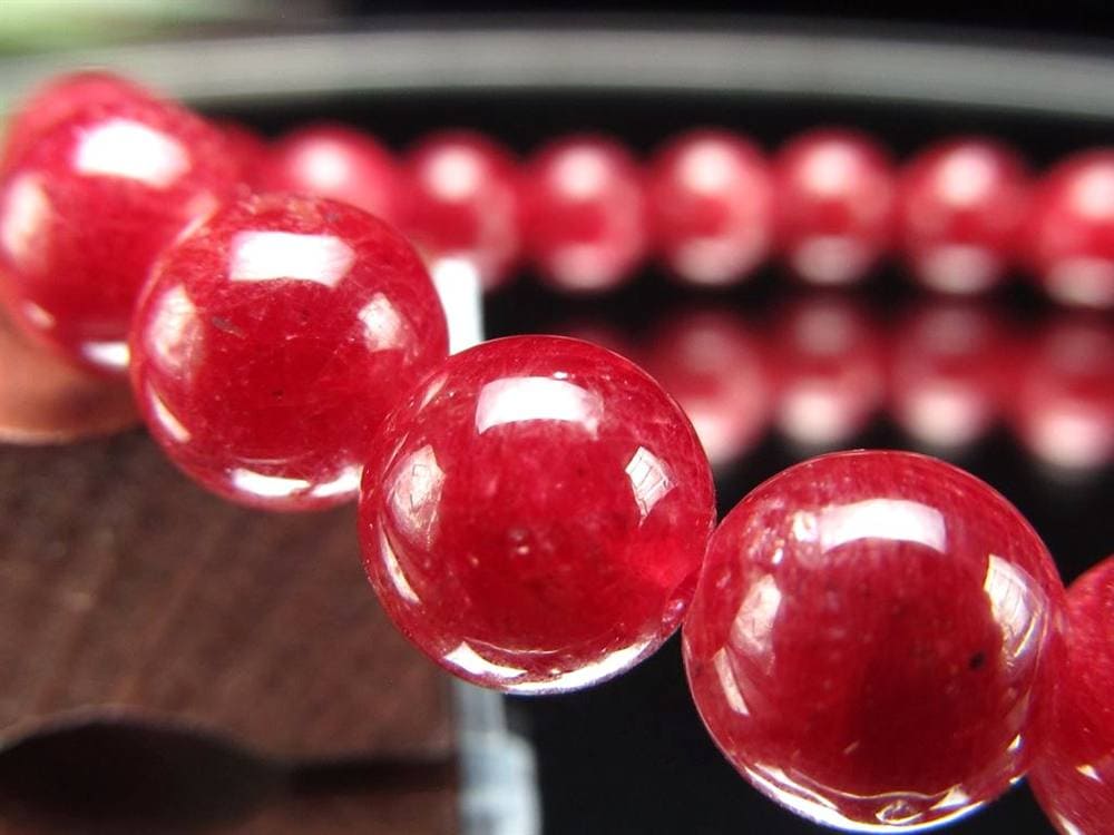 ルビー 紅玉 ブレスレット コランダム 7月の誕生石