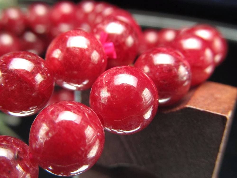 ルビー 紅玉 ブレスレット コランダム 7月の誕生石