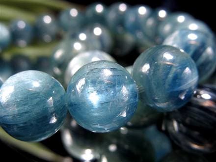 グリーン カイヤナイト 藍晶石 ブレスレット ケニア産