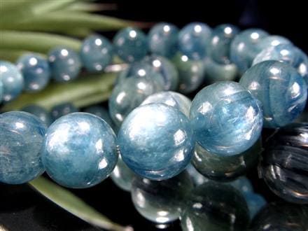 グリーン カイヤナイト 藍晶石 ブレスレット ケニア産