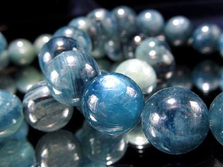 グリーン カイヤナイト 藍晶石 ブレスレット ケニア産