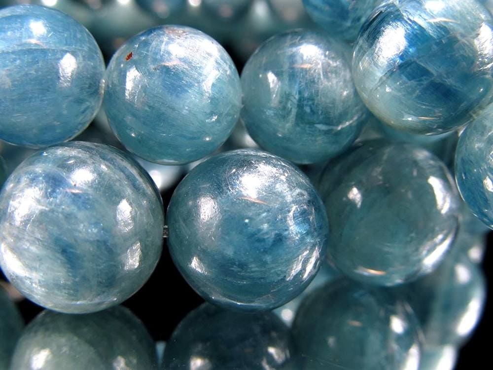 グリーン カイヤナイト 藍晶石 ブレスレット ケニア産