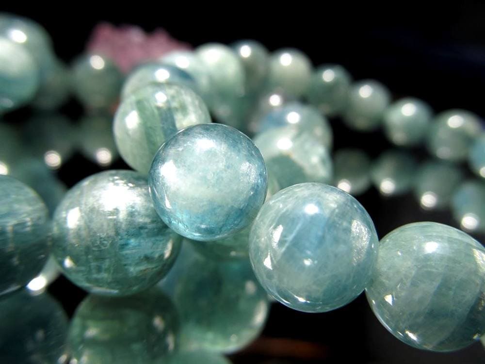 グリーン カイヤナイト 藍晶石 ブレスレット ケニア産