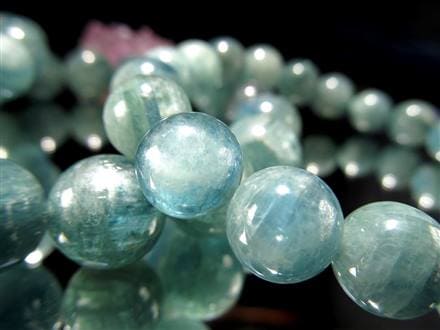 グリーン カイヤナイト 藍晶石 ブレスレット ケニア産