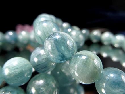 グリーン カイヤナイト 藍晶石 ブレスレット ケニア産