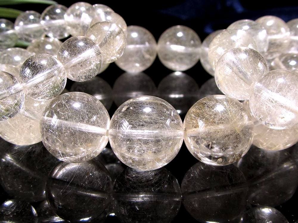 ゴールドルチルクォーツ ブレスレット ゴールドルチル ルチルレイテッドクォーツ 金針水晶