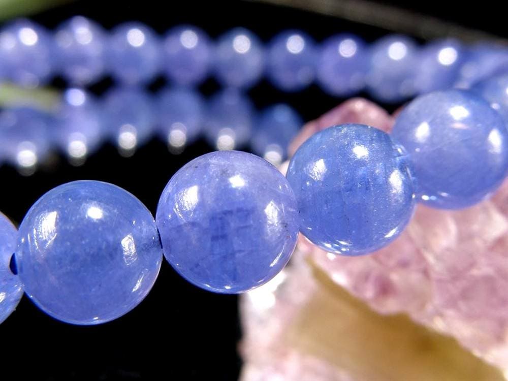 タンザナイト ブレスレット 誕生石 ブルーゾイサイト 宝石
