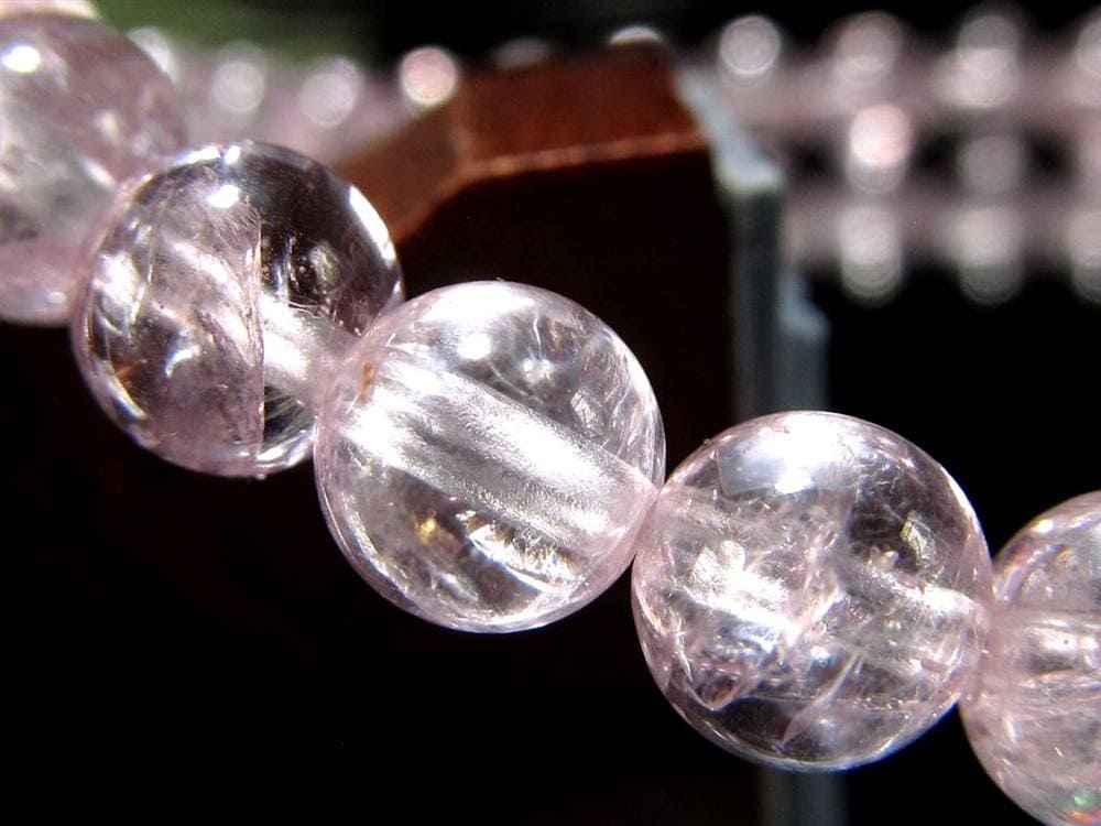 ラベンダースピネル ブレスレット 尖晶石 8月の誕生石 スピネル