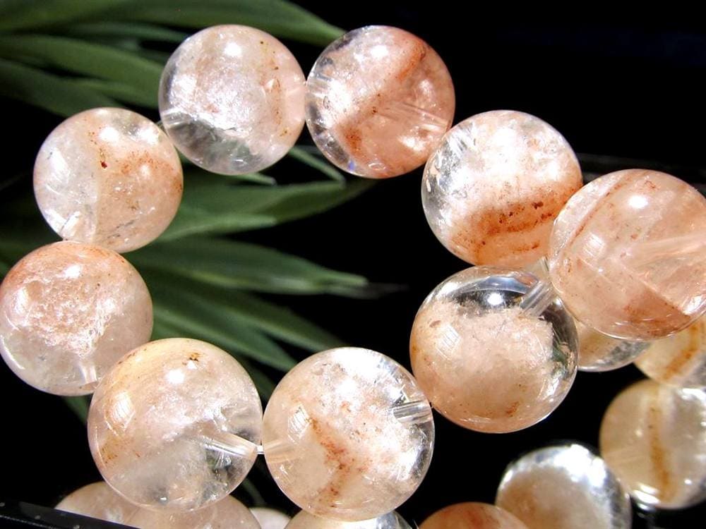 オレンジファントム ファントム ファントムクォーツ ブレスレット ルチル