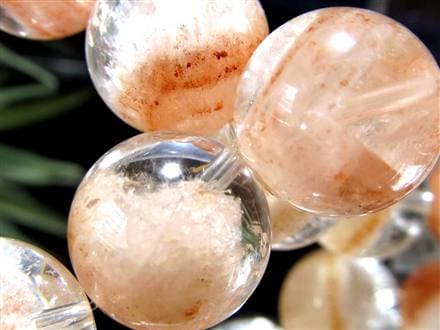 オレンジファントム ファントム ファントムクォーツ ブレスレット ルチル