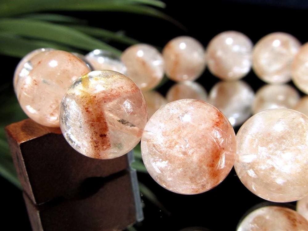 オレンジファントム ファントム ファントムクォーツ ブレスレット ルチル