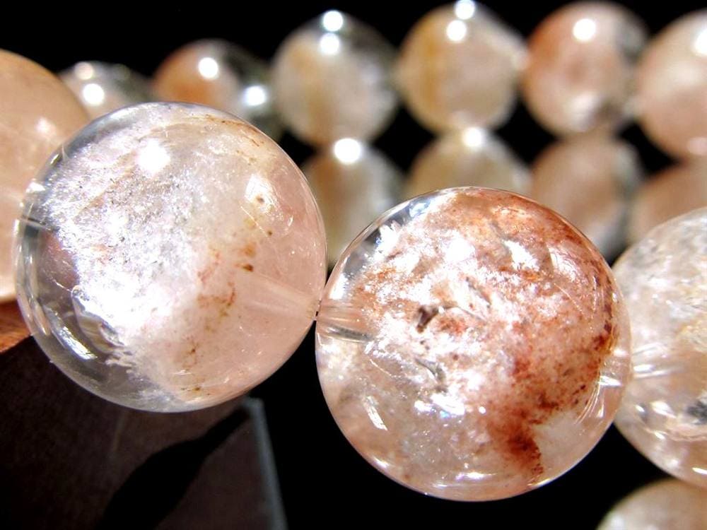 オレンジファントム ファントム ファントムクォーツ ブレスレット ルチル