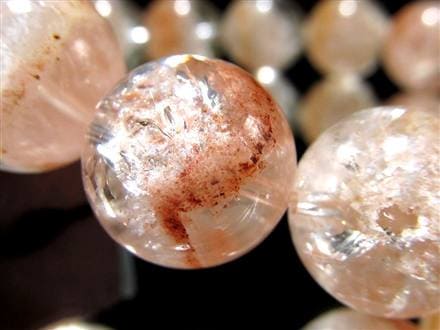 オレンジファントム ファントム ファントムクォーツ ブレスレット ルチル