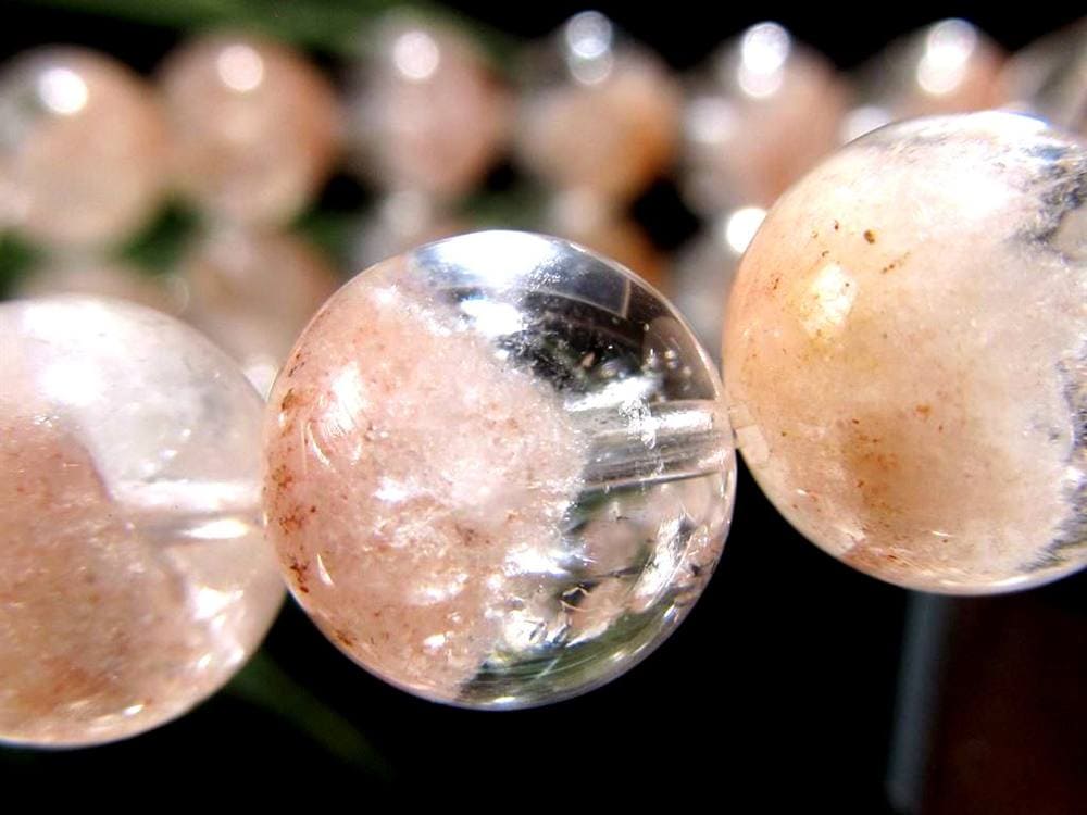 オレンジファントム ファントム ファントムクォーツ ブレスレット ルチル