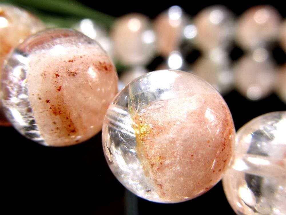 オレンジファントム ファントム ファントムクォーツ ブレスレット ルチル