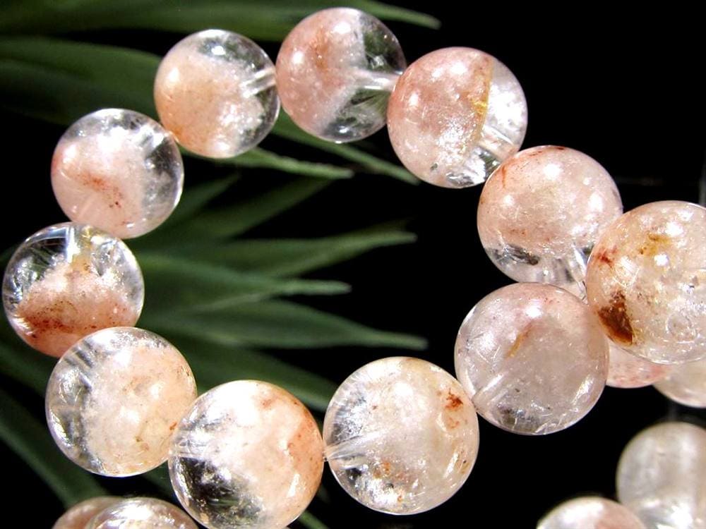 オレンジファントム ファントム ファントムクォーツ ブレスレット ルチル