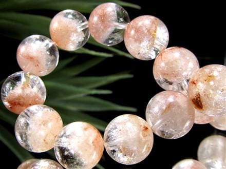 オレンジファントム ファントム ファントムクォーツ ブレスレット ルチル