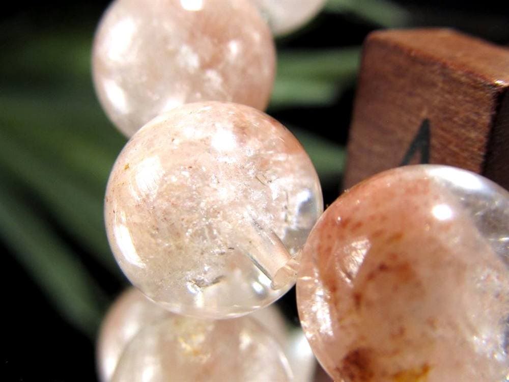 オレンジファントム ファントム ファントムクォーツ ブレスレット ルチル