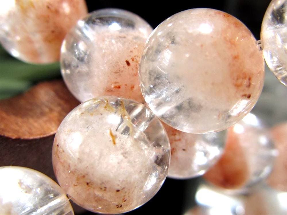 オレンジファントム ファントム ファントムクォーツ ブレスレット ルチル