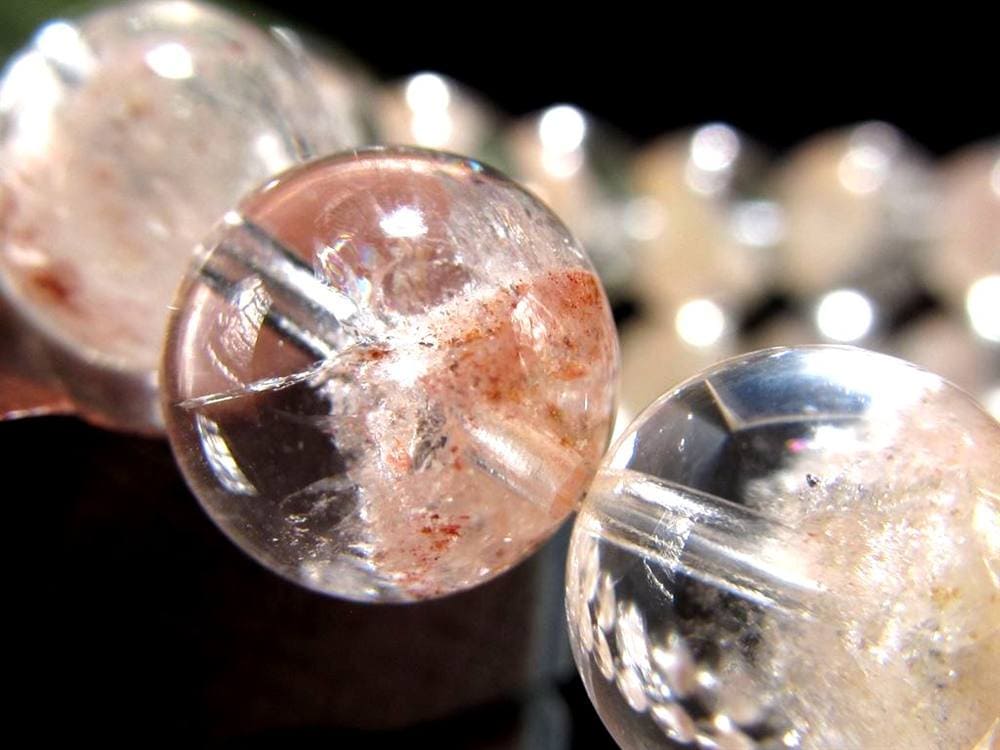 オレンジファントム ファントム ファントムクォーツ ブレスレット ルチル