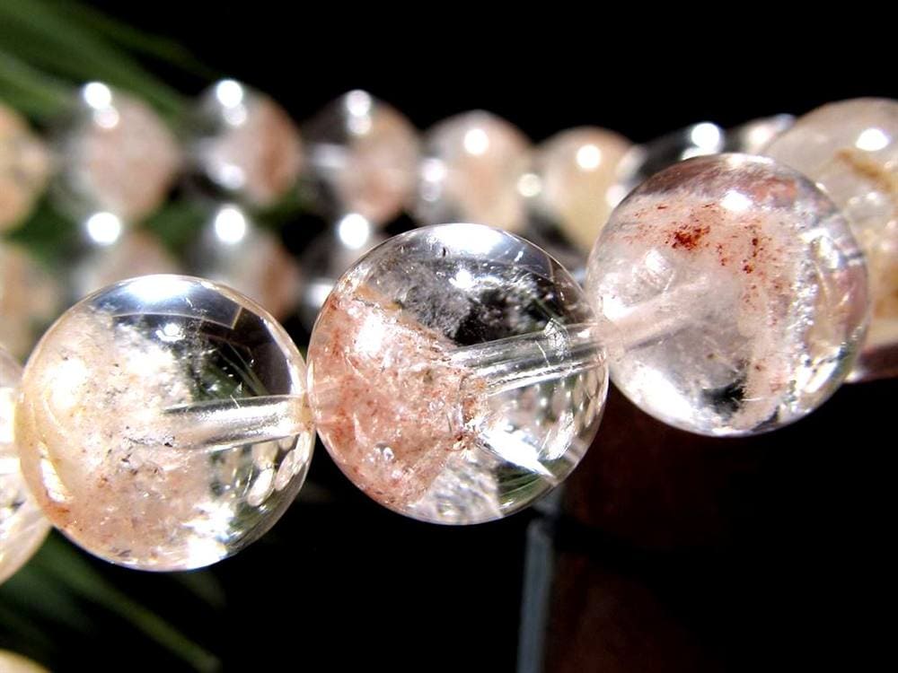 オレンジファントム ファントム ファントムクォーツ ブレスレット ルチル