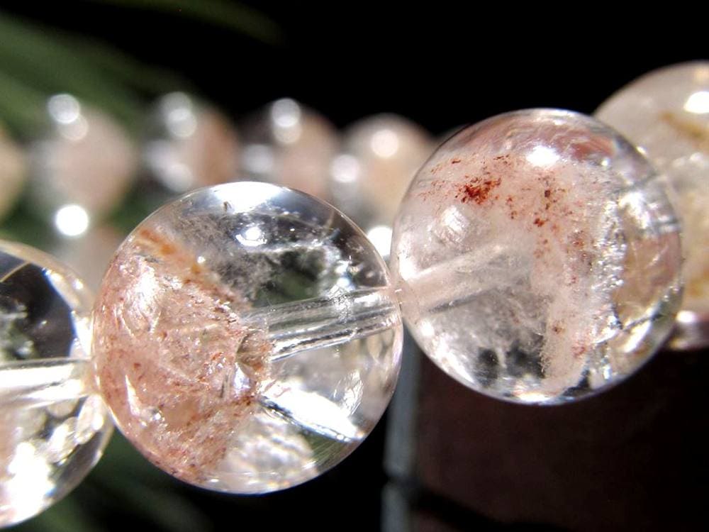 オレンジファントム ファントム ファントムクォーツ ブレスレット ルチル