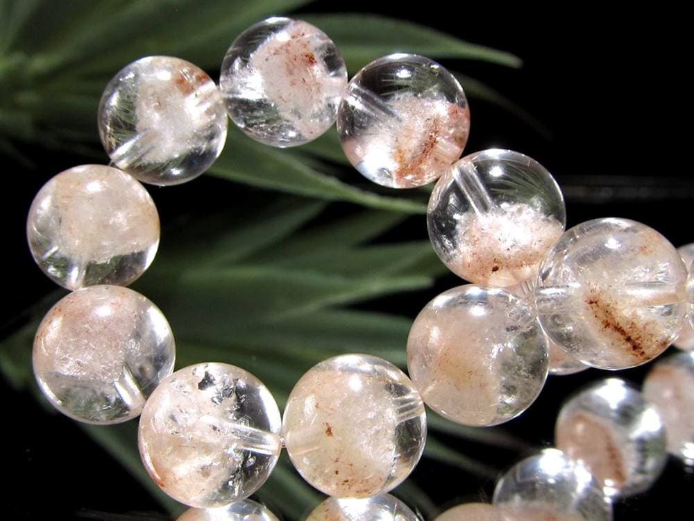 オレンジファントム ファントム ファントムクォーツ ブレスレット ルチル