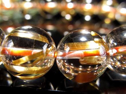 ゴールドルチル ブレスレット タイチン 金針水晶 天然石