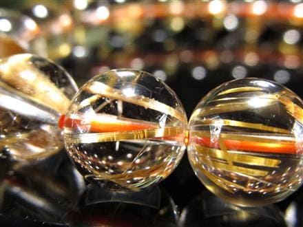 ゴールドルチル ブレスレット タイチン 金針水晶 天然石