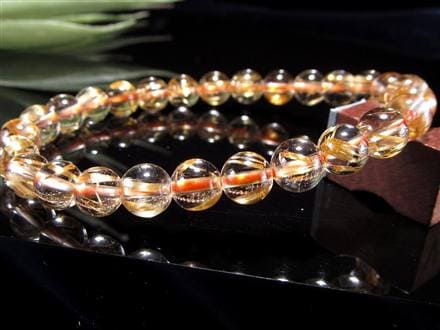 ゴールドルチル ブレスレット タイチン 金針水晶 天然石