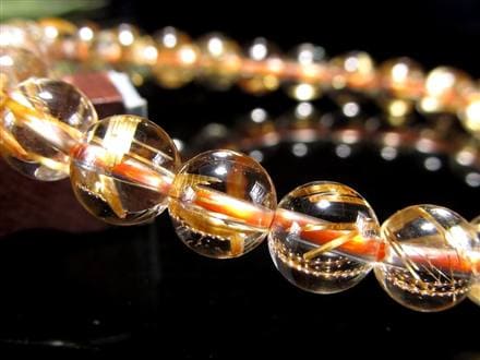 ゴールドルチル ブレスレット タイチン 金針水晶 天然石