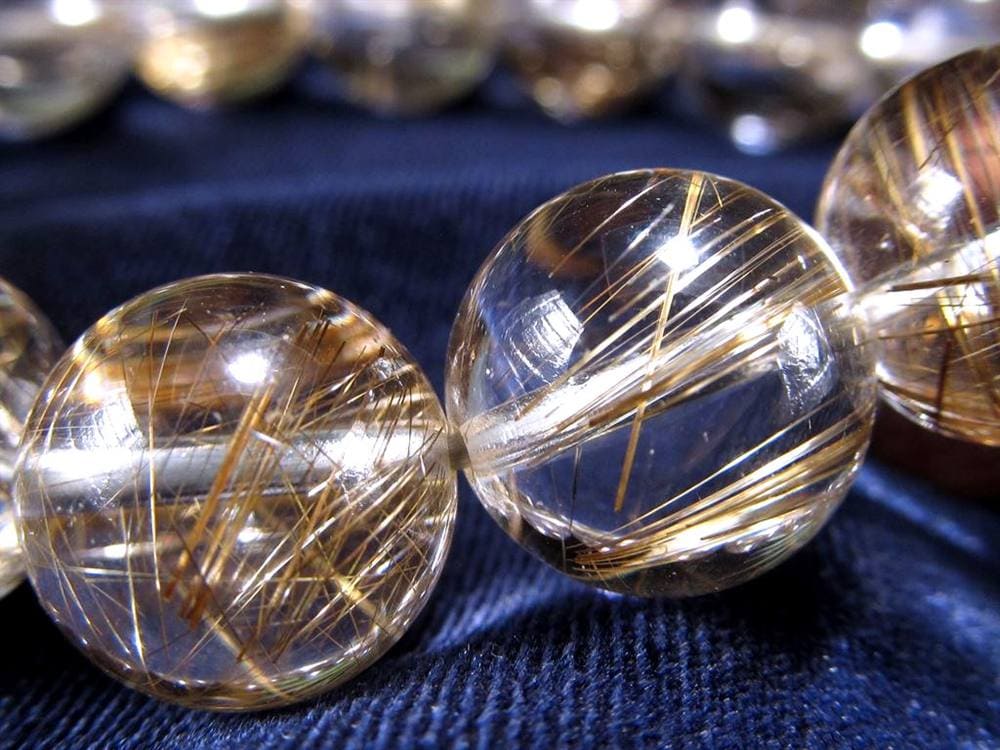 シルバールチル ルチルクォーツ ブレスレット シルバールチルクォーツ 二酸化チタン 仕事運