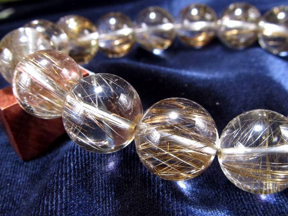 シルバールチル ルチルクォーツ ブレスレット シルバールチルクォーツ 二酸化チタン 仕事運