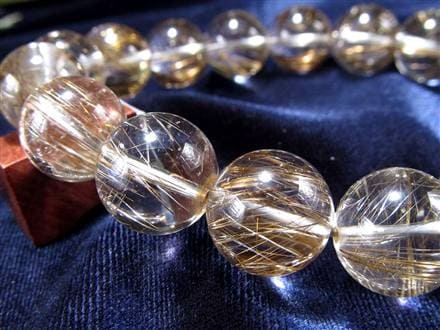 シルバールチル ルチルクォーツ ブレスレット シルバールチルクォーツ 二酸化チタン 仕事運