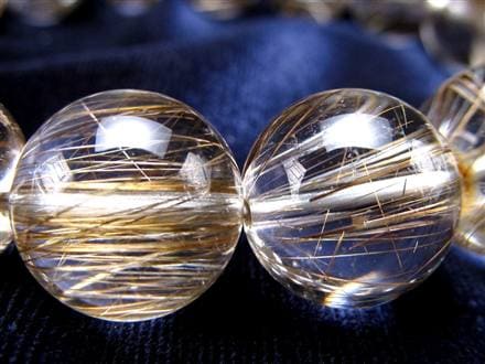 シルバールチル ルチルクォーツ ブレスレット シルバールチルクォーツ 二酸化チタン 仕事運