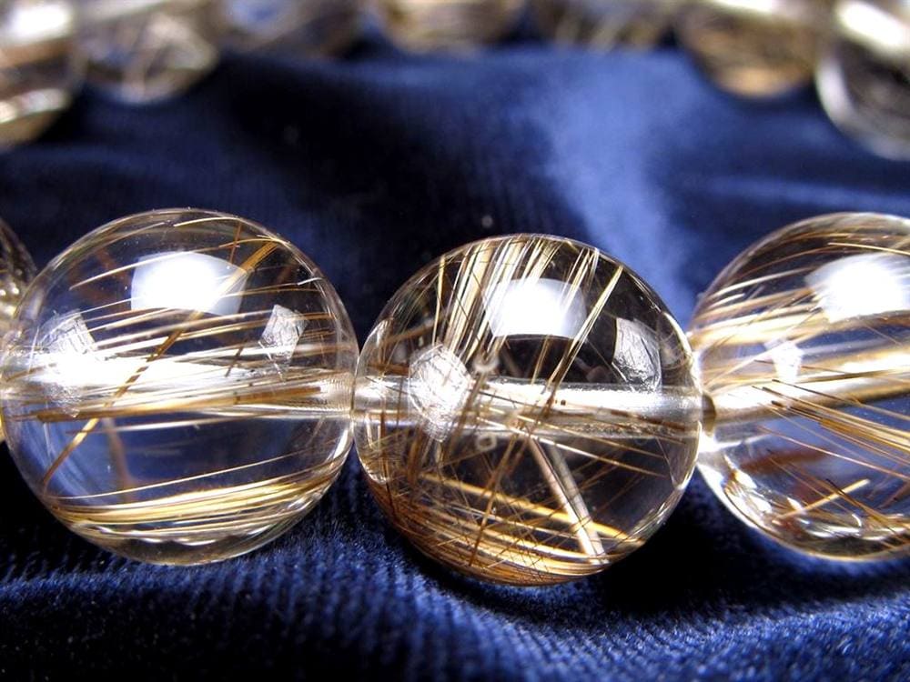 シルバールチル ルチルクォーツ ブレスレット シルバールチルクォーツ 二酸化チタン 仕事運