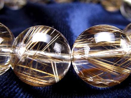 シルバールチル ルチルクォーツ ブレスレット シルバールチルクォーツ 二酸化チタン 仕事運