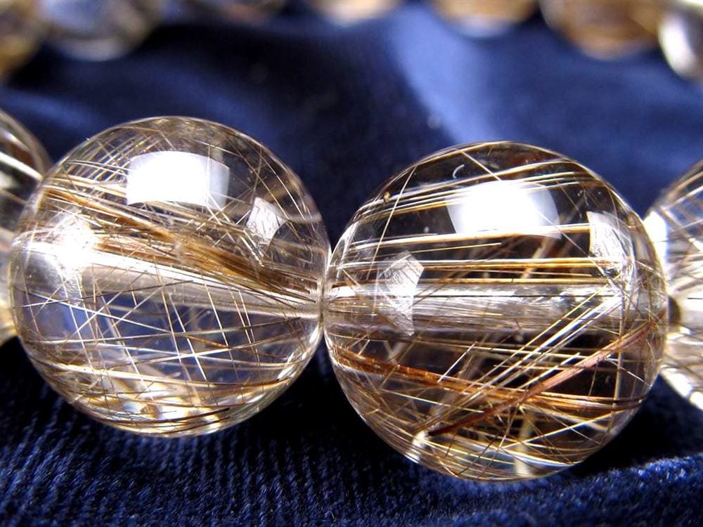 シルバールチル ルチルクォーツ ブレスレット シルバールチルクォーツ 二酸化チタン 仕事運