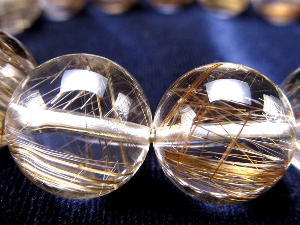 シルバールチル ルチルクォーツ ブレスレット シルバールチルクォーツ 二酸化チタン 仕事運