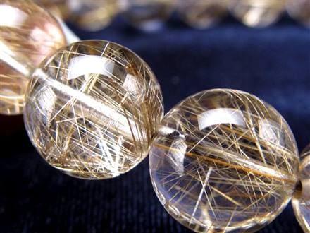 シルバールチル ルチルクォーツ ブレスレット シルバールチルクォーツ 二酸化チタン 仕事運