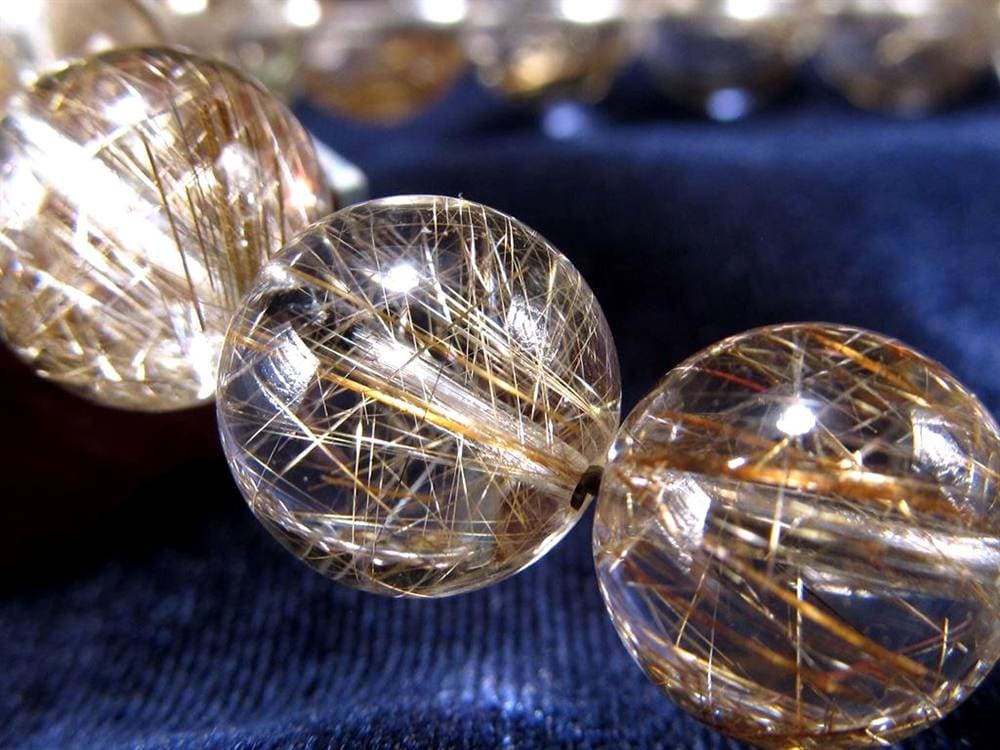 シルバールチル ルチルクォーツ ブレスレット シルバールチルクォーツ 二酸化チタン 仕事運