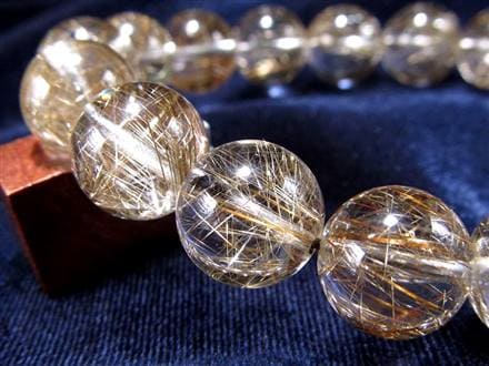 シルバールチル ルチルクォーツ ブレスレット シルバールチルクォーツ 二酸化チタン 仕事運