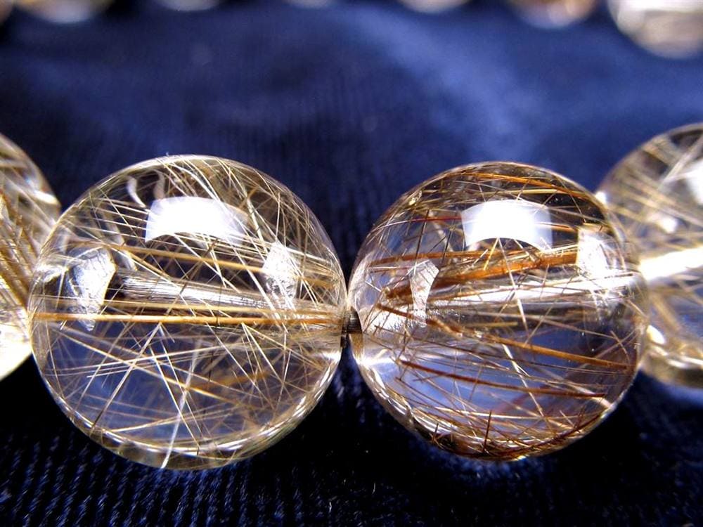 シルバールチル ルチルクォーツ ブレスレット シルバールチルクォーツ 二酸化チタン 仕事運