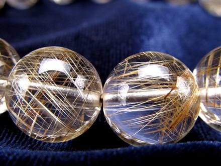 シルバールチル ルチルクォーツ ブレスレット シルバールチルクォーツ 二酸化チタン 仕事運