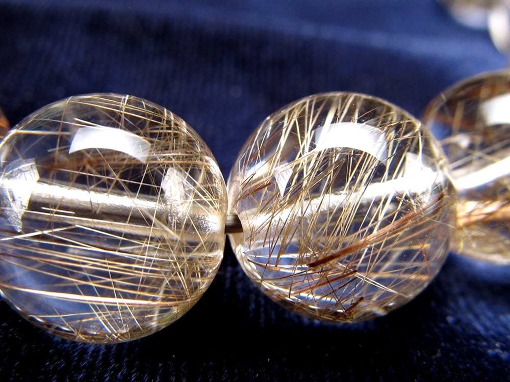 シルバールチル ルチルクォーツ ブレスレット シルバールチルクォーツ 二酸化チタン 仕事運