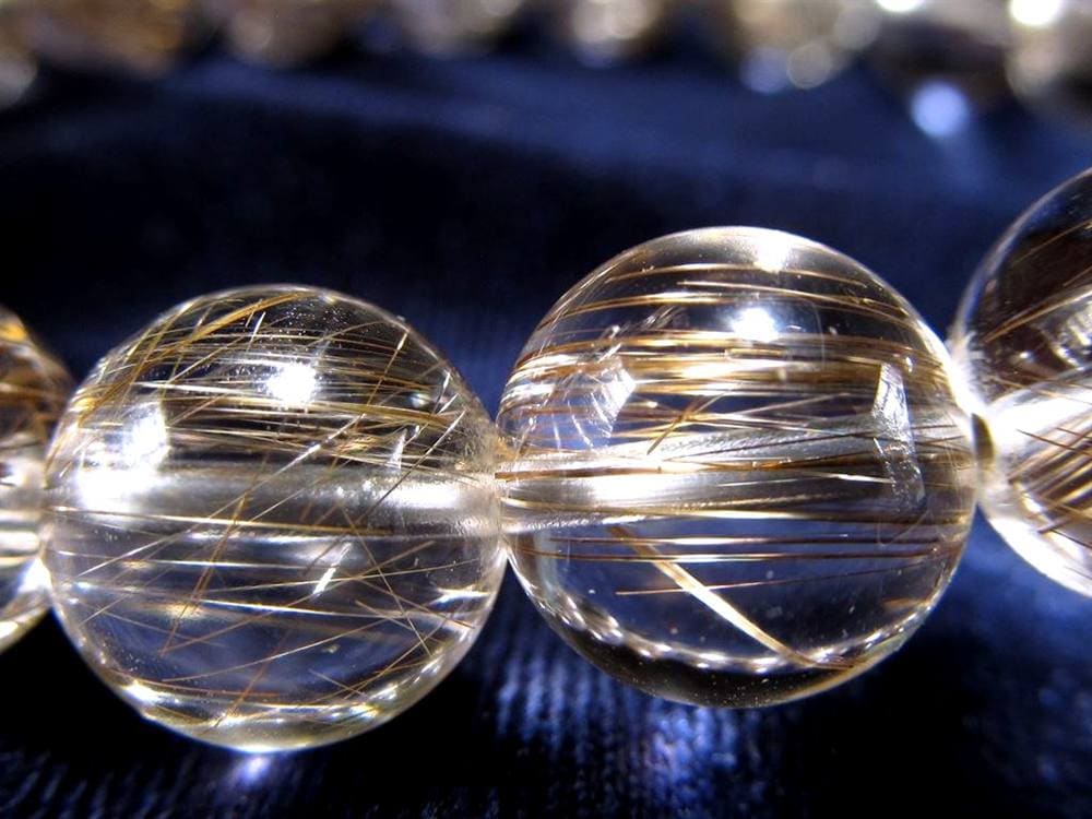 シルバールチル ルチルクォーツ ブレスレット シルバールチルクォーツ 二酸化チタン 仕事運