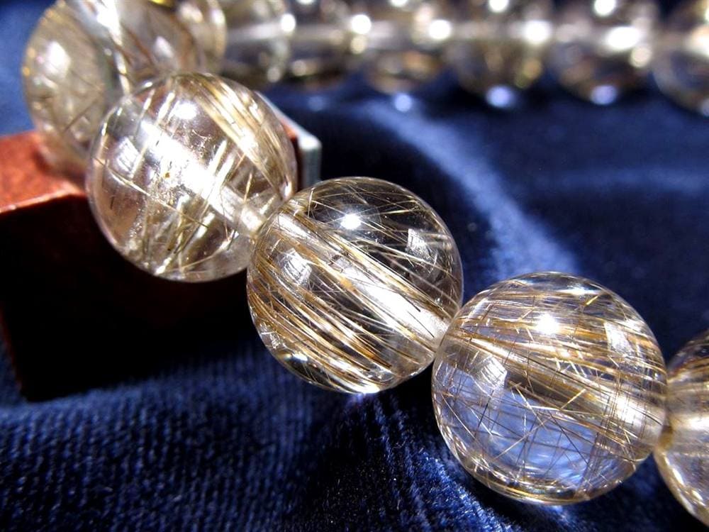 シルバールチル ルチルクォーツ ブレスレット シルバールチルクォーツ 二酸化チタン 仕事運