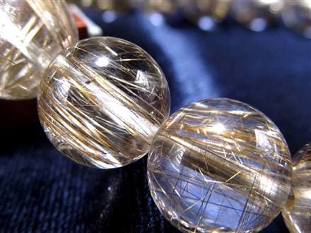 シルバールチル ルチルクォーツ ブレスレット シルバールチルクォーツ 二酸化チタン 仕事運